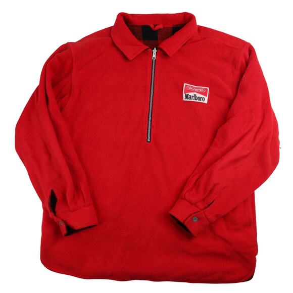 Vintage Marlboro Unlimited Reversible Fleece Sweater - Picture 1 of 10